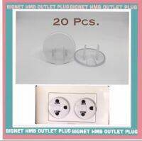 20 Pcs. H.M.B. Plug Outlet‼️ ที่อุดรูปลั๊กไฟ สีขาวใส 20 ชิ้น ที่ปิดรูปลั๊กไฟ ที่ปิดปลั๊กไฟ ป้องกันไฟดูด ตัวอุดรูปลั๊กไฟ