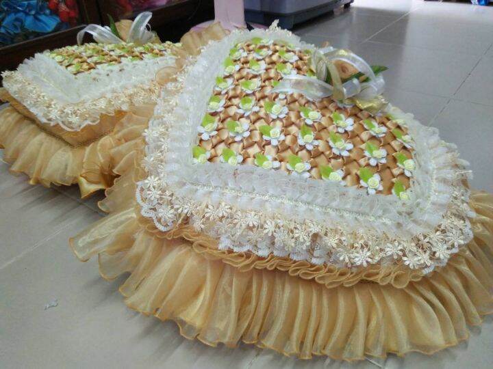 หมอนหัวใจ-หมอนหัวใจงานแต่ง-หมอนแต่งงาน-ขนาด20นิ้ว-คู่ละ1400บาท-ใส่นุ่นพร้อมใช้งาน