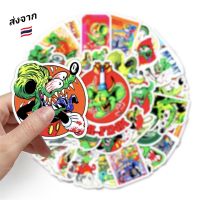 สติ๊กเกอร์แรทฟิค์ Rat Fink Sticker หนูผีRat Fink 50pcs/Setลายไม่ซ้ำ สีสด กันน้ำ สำหรับติดตกแต่ง ส่งจากไทย ส่งไว