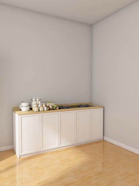 3/4/5 layer Moving Rack Kitchen Storage Shelf Wall Cabinets Home ...