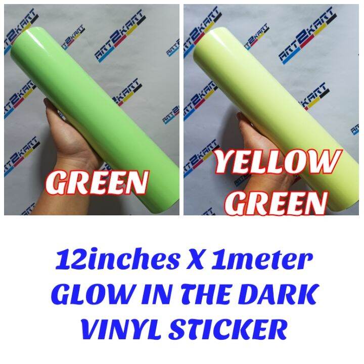12"x1m Glow in the Dark Vinyl Sticker NOT HTV Lazada PH
