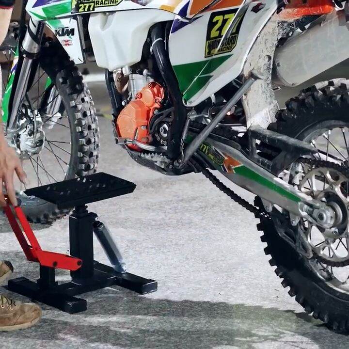 Motorcycle lifting platform 400KG electric motorcycle shock absorption