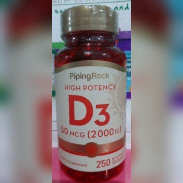 Vitamin D3 High Potency 2000iu (50 mcg) 250 softgels EXPIRY March 2024
