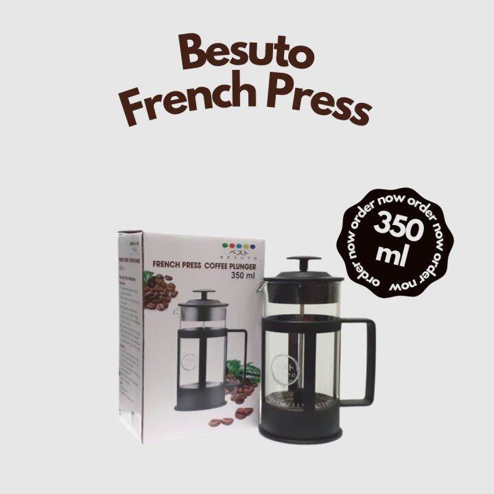 The Bean Bar Besuto French Press 350mL, 600mL and 800mL Lazada PH