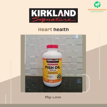 Kirkland fish oil best sale 1000mg 400 softgels price