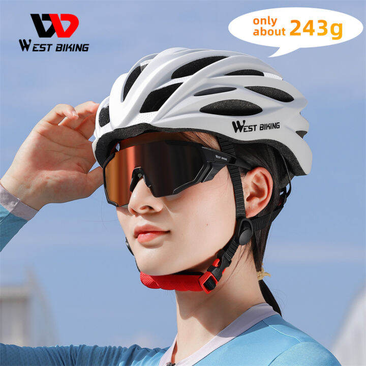 WEST BIKING Ultralight Bicycle EPS Helmet Safety Cycling Helmet Bike