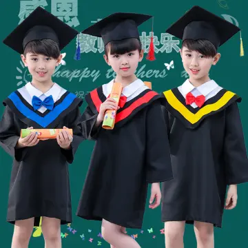 Customized Graduation Gown With Black & Orange Hood | Personalized  Convocation Dress Online At Best Price - Uniformtailor