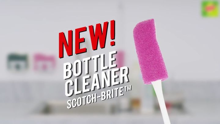 Buy Scotch brite Bottle Cleaner Brush With Anti-bacterial Sponge