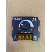 LED Dimmer หรี่ไฟDC ใช้ไฟDC12Vถึง24v ขนาด30A ปรับระดับความสว่างของแสง สำหรับไฟDC12-24v