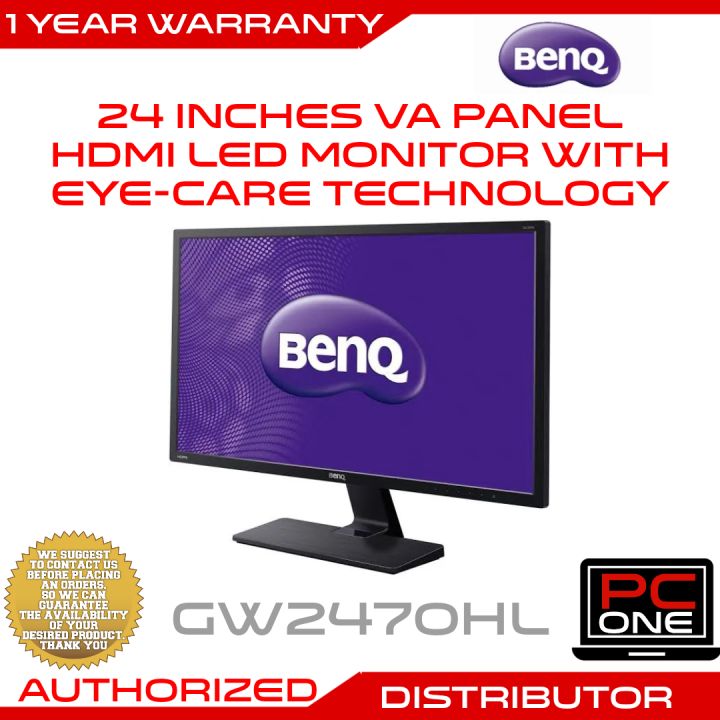 BenQ GW2470HL 24 Inches VA Panel HDMI LED Monitor With Eye-care