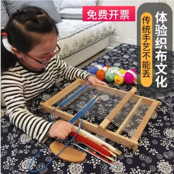 Wooden Weaving Machine DIY Mini Loom Winding Machine Wool Knitting