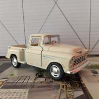 โมเดลรถเหล็ก รถกะบะคลาสสิค รถสะสม ยี่ห้อ Chevy 1955 Stepside Pick-up Scale 1/32