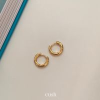 Cush.th plain hoop earrings