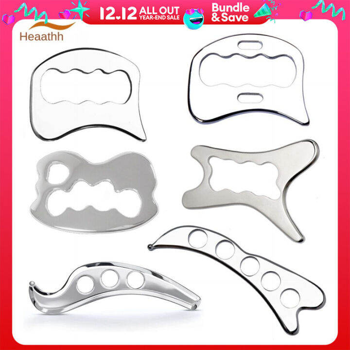 Stainless Steel Gua Sha Massager Muscle Scraper Metal Scraping Tool