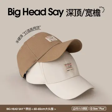 Big Head Circumference Hat Short Brim Short Edge Large Size Brim