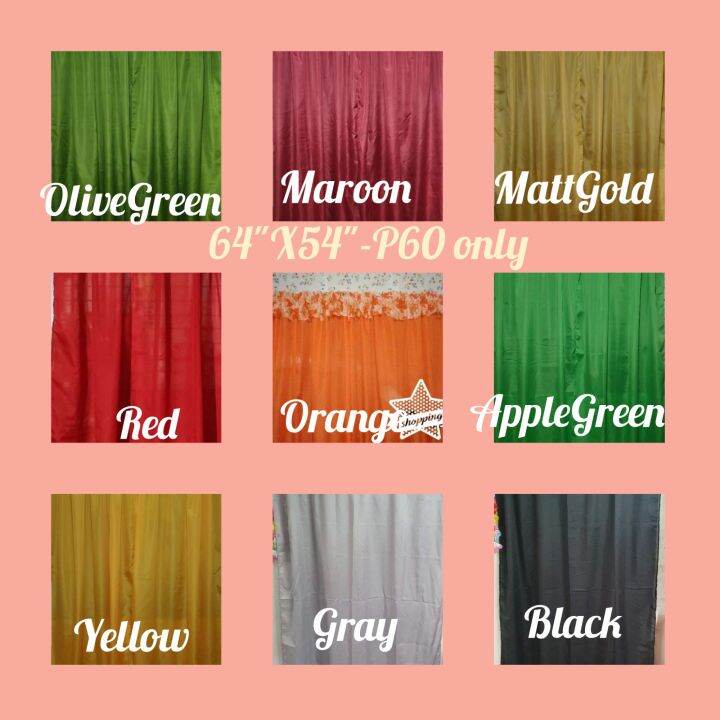 Affordable window curtain, quality. Lazada PH