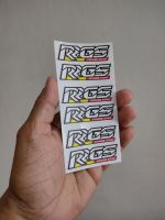 sticker rrgs ติดกระบอกโชค สกูตเตอร์ ขนาด 5x1.5cm