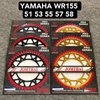 สเตอร์หลัง WR155 Jomthai(428) ขนาด 51 53 55 57 58T เหล็กดำ อลูมิเนียมทอง