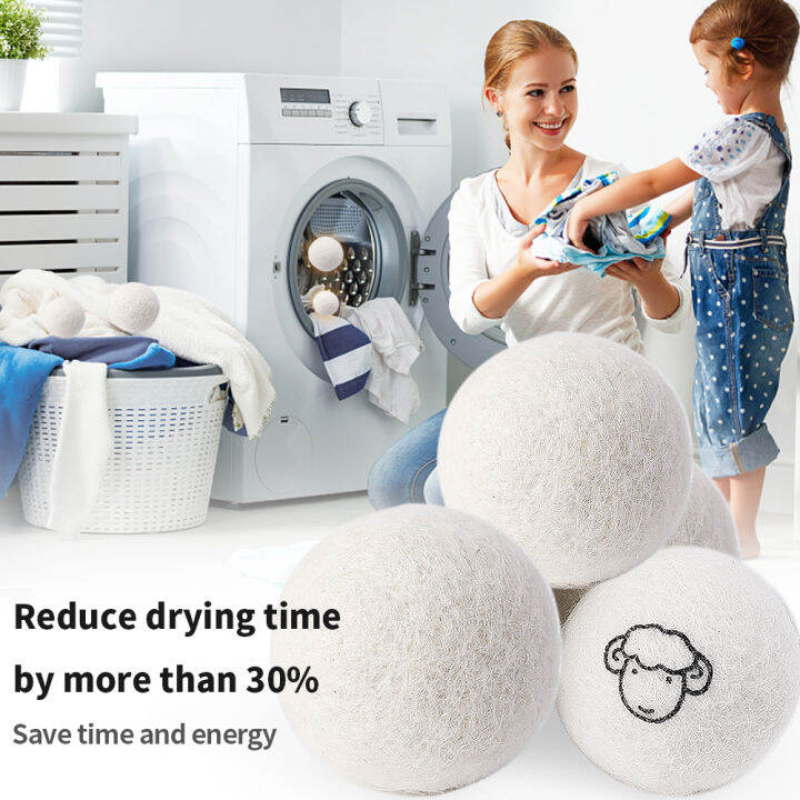 Wool Laundry Cleaning Ball Reusable Natural Organic Laundry Fabric