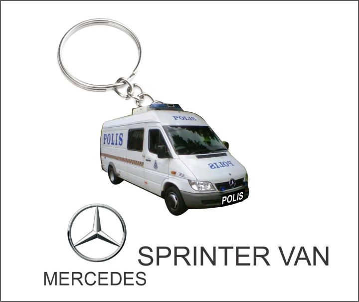 Mercedes sprinter pdrm van keychain 2d Lazada