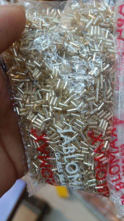 Ready Stock Glass Tube Beads For Aari Work Lazada 3524