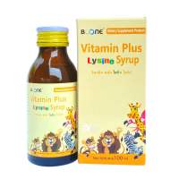 Vitamin plus lysine syrup 100 ml วิตามิน พลัส ไลซีน ไซรับ