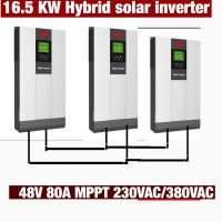 16.5KW Hybrid solar inverter 48V 80A MPPT