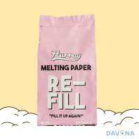 HURRAY Melting Paper Refill (130ชิ้น) ผ้าเปียกสุนัขและแมวพรีเมี่ยม ปลอดเชื้อ 99.9% ไม่ระคายเคืองและปกป้องผิว เส้นใยจากธรรมชาติ 100%