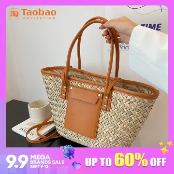 Brand women's handbag 2023 new large capacity vegetable basket