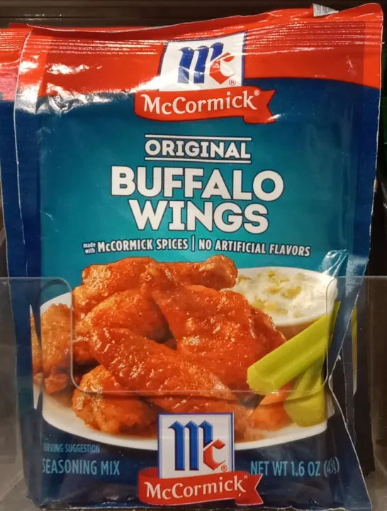 McCormick Original Buffalo Wings Seasoning Mix 45g Lazada