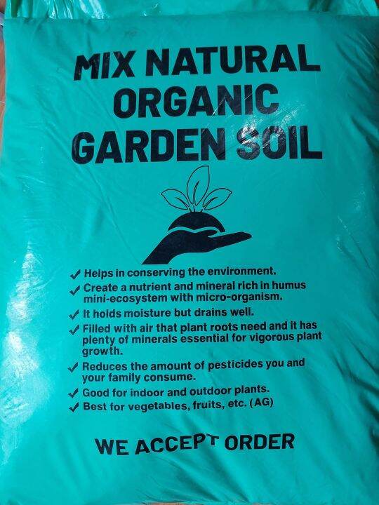 ORGANIC GARDEN SOIL 8 Kilos Per Bag. | Lazada PH