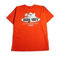 HOMEBOY เสื้อยืดผู้ชาย เสื้อ OVERSIZE เสื้อเท่ๆ เสื้อยืดสีพื้น HB.CARROTS.C-ORANGE