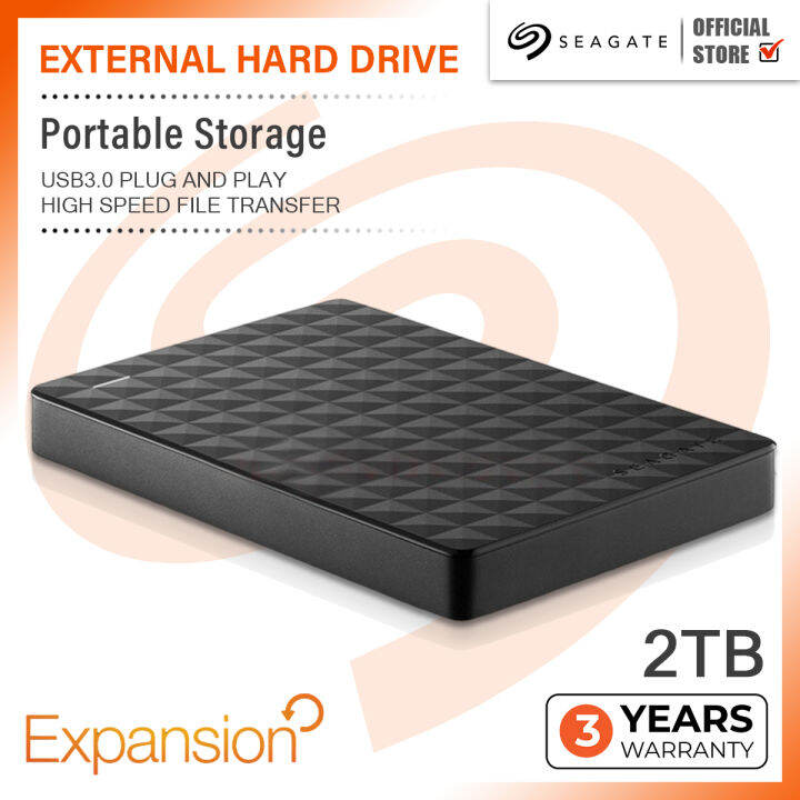 Seagate Expansion External Hard Drive 1TB 2TB Enclosure USB 3.0 HDD