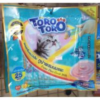 ขนม แมวเลีย TORO TORO ขนาด15g. บรรจุ 25ซอง มีหลากหลายรสชาติ ให้เลือกสรร