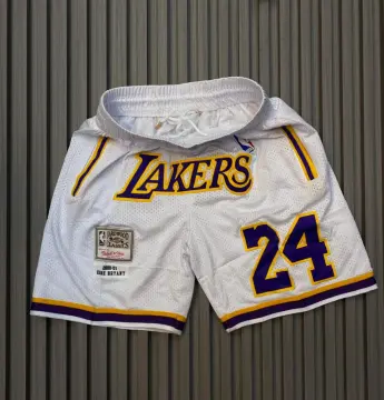 Lakers hot sale shorts white