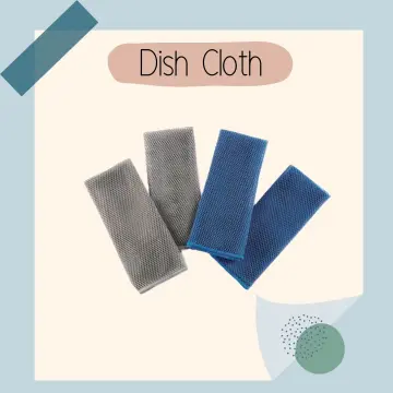 Norwex Netted Dish Cloth - Set of Two - in Graphite