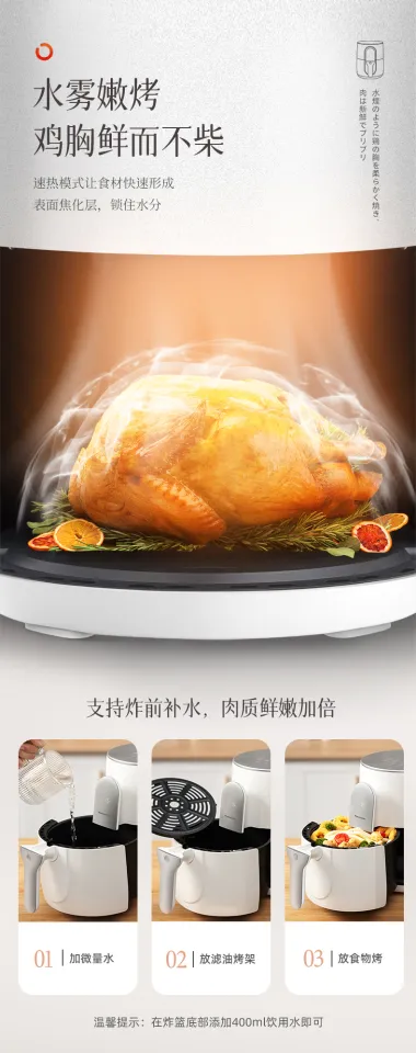 Panasonic- Visual Air Fryer 4L - TEK-Shanghai