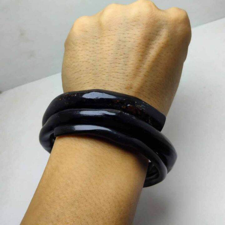 GELANG AKAR BAHAR HITAM ASLI SUPER 3 LILIT ORIGINAL100 Lazada Indonesia