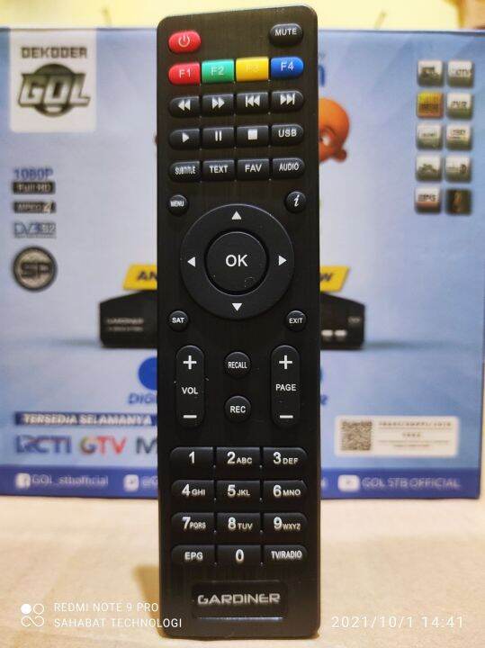 Remote K Vision Seri GOL Gardiner Optus LGSat ORIGINAL dan KW1 Lazada