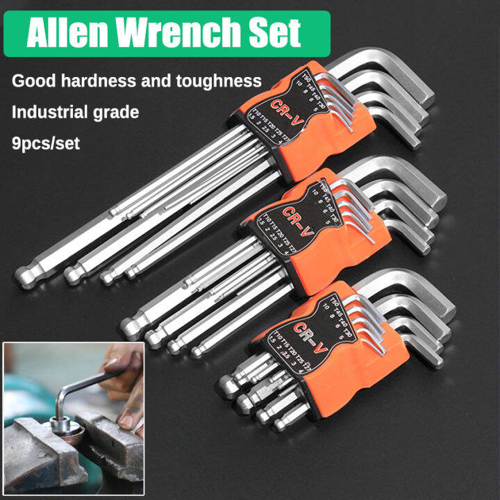 Allen Wrench Set Hex Wrench Multifunctional Short Arm Tool Universal Wrench Tool Lazada