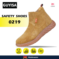 GUYISA รุ่น 0219 รองเท้าช่างเชื่อม รองเท้าเซฟตี้ Safety Shoes /หัวเสริมเหล็ก/ป้องกันการเจาะ/พื้นรองเท้ากันลื่น/ป้องกันสะเก็ดไฟ/รองเท้าทำงาน/