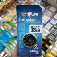 ถ่าน Renata CR2477N Lithium 3V 1ก้อน Made in Switzerland  ของใหม่ ของแท้