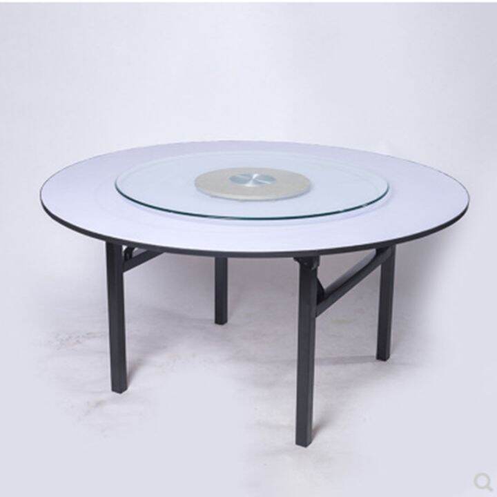 Dining Table round Table Foldable Revolving Thickened Minimalist 10