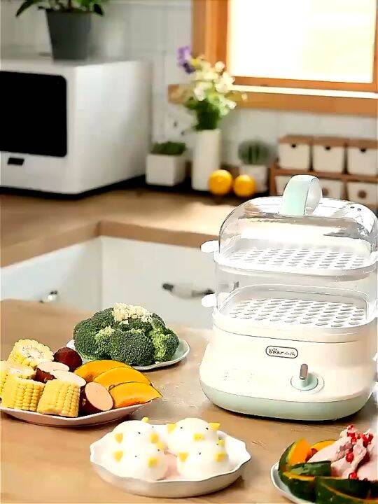 Bear Electric 6L Food Steamer 2 Layer Multifunctional Steamer for