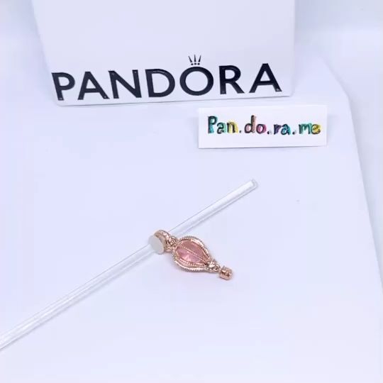  PANDORA Sparkling Pink Hot Air Balloon Dangle Charm