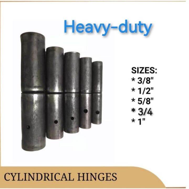 Heavyduty Cylindrical hinges real size 3/8 1/2 5/8 3/4 1 Lazada PH