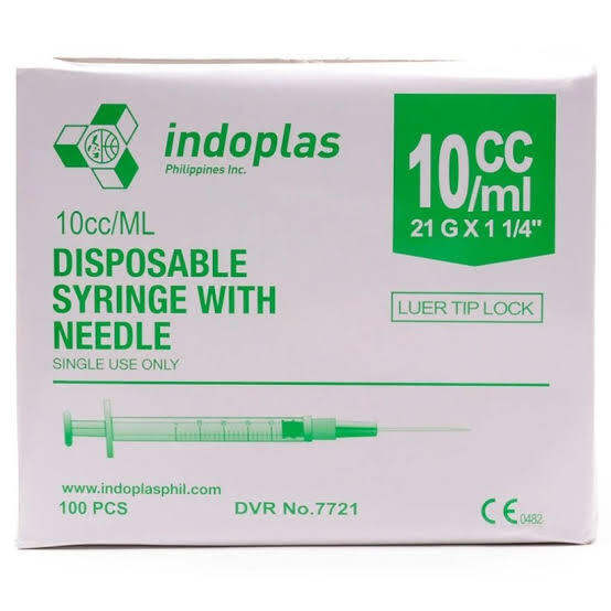 thecandlstudio 10pcs 10cc/ML Disposable Syringe with Needle Single Use