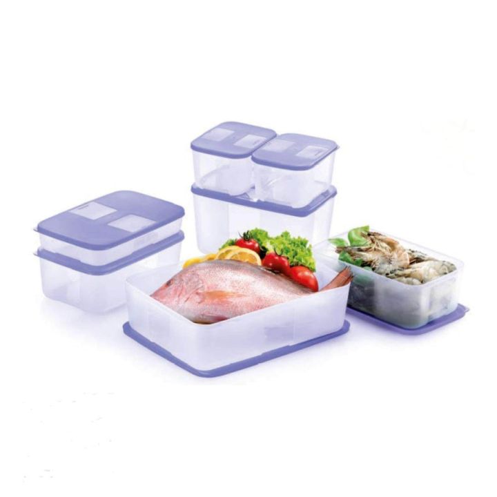 Tupperware Freezermate Essential Set ชุดกล่องถนอมอาหารทัพเพอร์แวร์ เหมาะสำหรับเก็บอาหารแช่เย็นหรือแช่แข็งได้