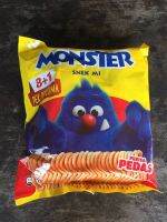 มาม่า ยี่ห้อ Mamee Monster 1เเพ็คใหญ่บรรจุ8ซองๆละ25กรัม ฮาลาล ??กินเล่นเปล่าๆอร่อย หรือจะต้มกับน้ำร้อนก็ดี  รส PEDAS เผ็ด ????????????