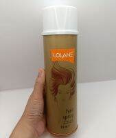 Lolane hair spray โลแลน สเปรย์ฝุ่น กระป๋องทอง 350 มล.